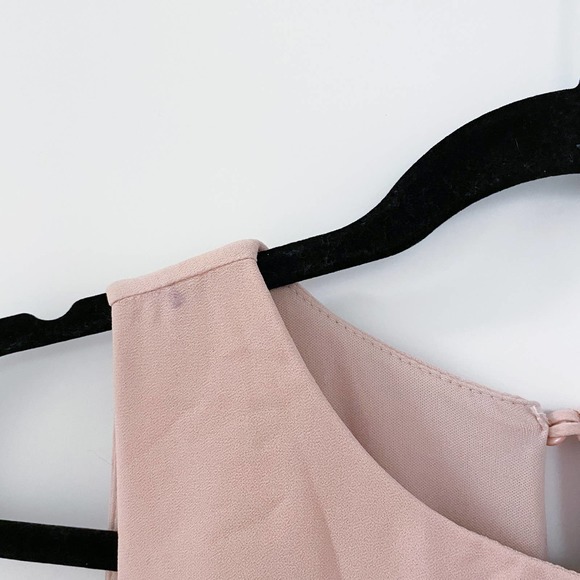 Lulus utterly enchanting flowy dress light pink - Picture 5 of 7